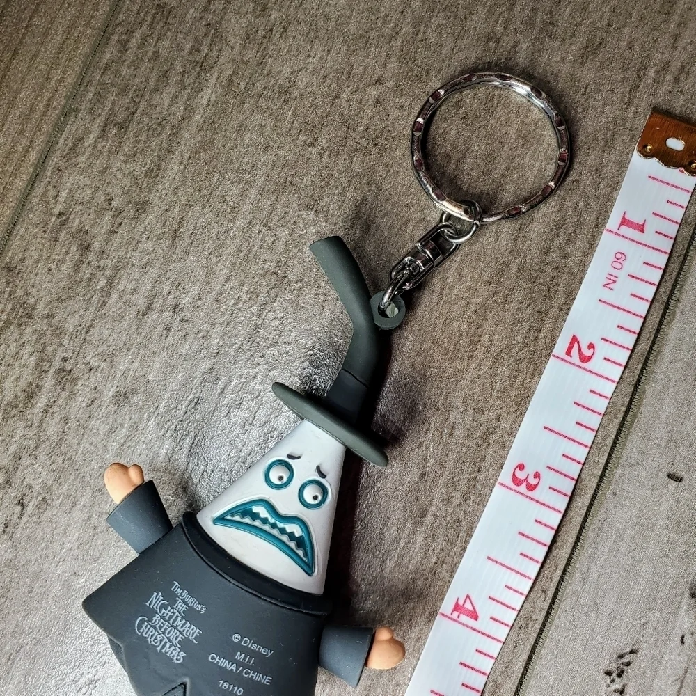 Disney Tim Burton Nightmare Before Christmas Double-Sided Mayor Keychain NWOT
